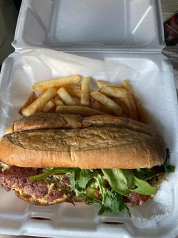 Crab Cake Po'boy